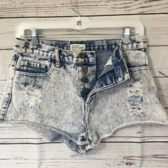acid wash denim shorts womens